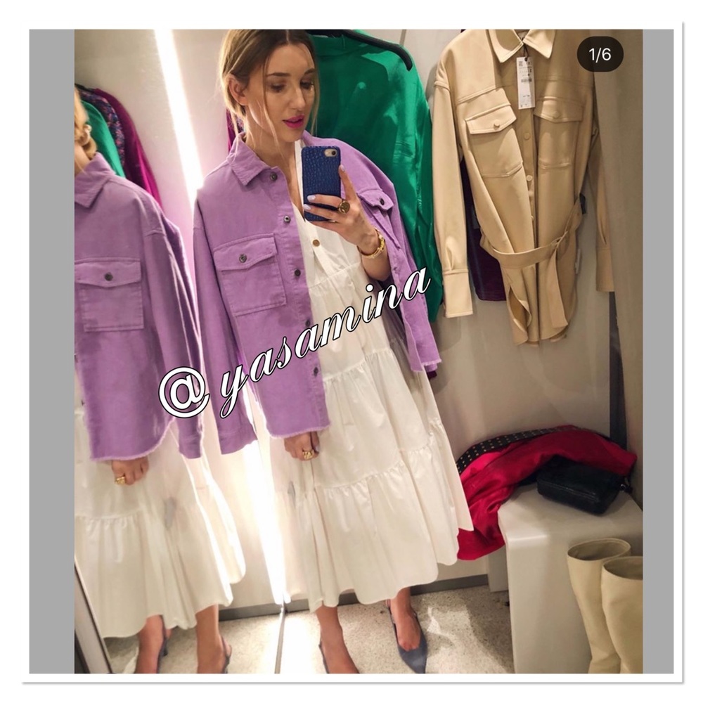 Zara  midi dress bloggers favorite - Picture 4 of 13